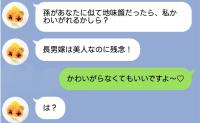 「ママが地味顔だから…容姿が心配ね」孫を品定めする義母。意外な人物が反撃→義母「お願い！やめて！」