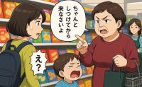 買い物中「ちゃんとしつけなさいよ」息子がぐずり、見知らぬ女性から注意され…涙ぐむ私を救ったのは？