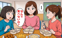 「なんで食べないの？」持ち寄りランチに手を付けないママ友→「名案でしょ？」まさかの理由に一同絶句！