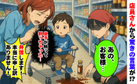 2歳の息子がスーパーで瓶をガシャン！「すみません！弁償します！」駆けつけた店員さんから衝撃のひと言