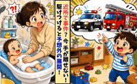 子どもが大声で「パトカーだ！消防車も！」焦って駆けつけた結果「ウソでしょ！？」大笑いしたワケは？