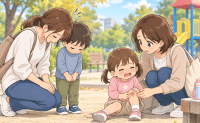 保育士「謝るだけではNG！」わが子がお友だちをケガさせた→親がその場で必ず確認しておきたいこと