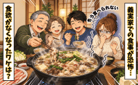 「もう食べられない…」義実家での食事→信じられない光景にゾッ！一気に食欲が失せたワケ