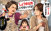 私「娘のソース買ってきます」義母「しょうゆ以外いらないってば！」自分で買うのもダメ！？頑なに拒むワケ