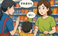 「すみません…」スーパーのお菓子売り場で大暴れする息子に疲弊中→店員さんが声をかけてきた、まさかの理由とは