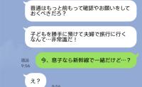 弟「子どもを預けて旅行だなんて非常識だ！」姉「今、新幹線で一緒だけど？」不倫がバレた弟嫁の哀れな末路