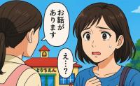 園の参観日で突然、担任の先生に声をかけられビクッ→担任「悪いと思わないで…」続けてハッとする発言