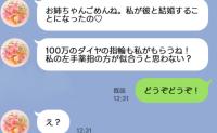「100万円の指輪は私がもらうね♡」婚約者を奪った妹からの煽りLINEに私「どうぞどうぞ！」だって彼は…