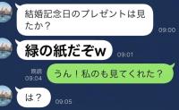 夫「最後のプレゼントだよ」結婚記念日に離婚届を渡してきた夫⇒私からの“極上のお返し”を見た瞬間、夫は