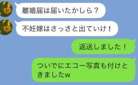 離婚届を送りつけてきた義母「子どもができない嫁はいらない！」エコー写真を返送♡事実を告げると…！