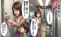 「閉まらない…」5歳の孫と入った個室で大ピンチ！孫との新幹線旅で起きたトラブルの結末【体験談】