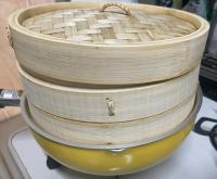 小じゃなくて「大」が最高!!【フライパンで蒸し料理する人は、絶対に用意してー！】無印良品→「専用の鍋はいりません」