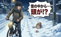 「助けなきゃ」夜の雪道で視界に入った違和感…側溝にはまり動けなくなっていた高齢女性の救出劇【体験談】