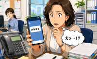 「休みます」欠勤連絡をアプリで済ませる20代スタッフ。電話を求める私が考え直したワケ【体験談】