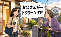 「ドクターヘリで搬送された」帰国1カ月後に知らされた父の事故。家族の暮らしが変わった日【体験談】