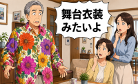 「舞台衣装みたいよ」昔の感覚で選んだ花柄シャツ。鏡を見直して60代の私が気付いたこと【体験談】