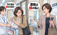 「汚れ物は嫁の仕事？」祖母の入院で始まった介護分担。近所の嫁と遠方の娘が笑顔で隠した胸の内【体験談】