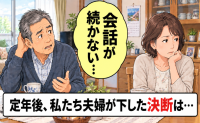 「会話が続かない…」定年後に妻と過ごす時間が増えた私。話し合いの末に下した決断とは【体験談】