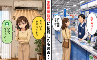 「古い機種でも大丈夫です」家電量販店にエアコン掃除を任せた夜、室内に異変が