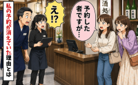 私「予約した者です」店員「同じお名前の方がすでに…」友人との食事で私の予約が消えていたワケ
