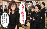 義母「黒い服なら何でもいい」普段着で通夜へ参列した私。周囲を見渡して凍り付いたワケ【体験談】