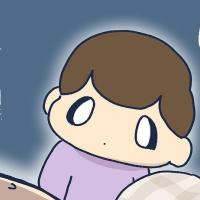 夜に娘が起きてきて、ママの顔をじーっと観察。そして次に娘がしてきたこととは…!?