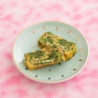 【離乳食完了期】ほうれん草入り卵焼き