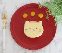 【離乳食完了期】電子レンジで♪にゃんこ厚焼きヨーグルトパンケーキ