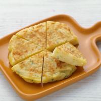 【離乳食完了期】新玉ねぎのお好み焼き