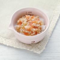 【離乳食後期】トマトひき肉のあんかけ丼