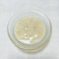 【離乳食初期】りんごとミルクのオートミール粥