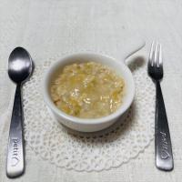 【離乳食中期】鶏レバーオートミール粥
