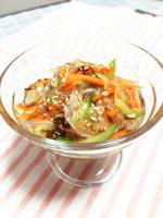 もずくのさっぱり香味酢の物サラダ