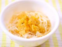 【離乳食中期】白菜と青のりのそうめん