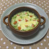 【離乳食後期】枝豆とブロッコリーのミルクドリア