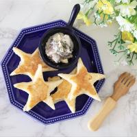 【離乳食完了期】七夕に!お星様フレンチトースト鯖とりんごのサラダ添え