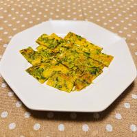 【離乳食完了期】片栗粉と卵で作る 赤ちゃんチヂミ
