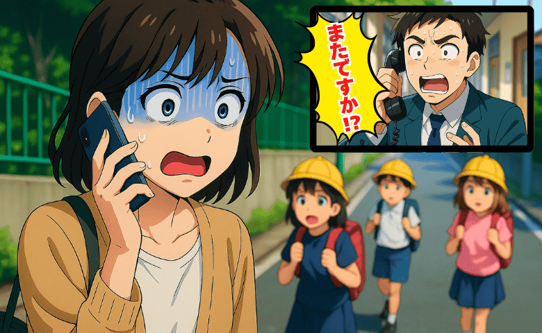 先生「またですか！？」3日連続で学校に電話…娘を迎えに行った通学路で、なぜか毎回トラブルが起きて！？