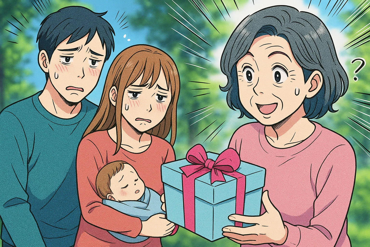 「ありがとう」の前に言うこと！？義母がプレゼントのタイツに怪訝なリアクション…その理由とは？