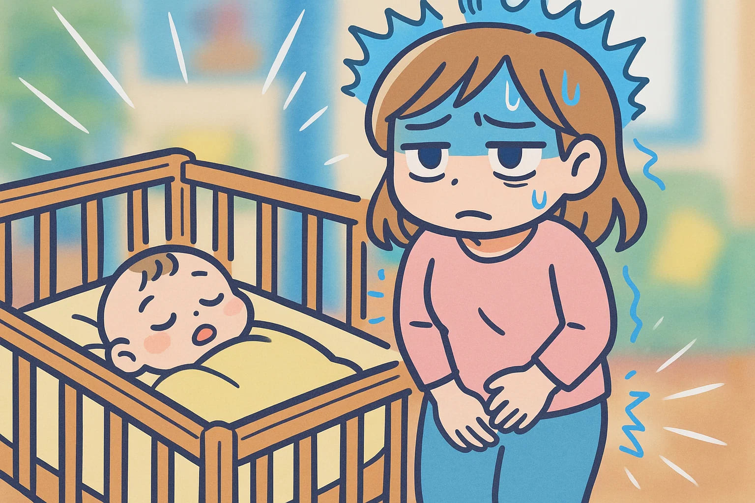 「出血が1カ月も止まらないの！？」生理よりつらい下半身の違和感とは？産後の勘違いに気が遠くなる…