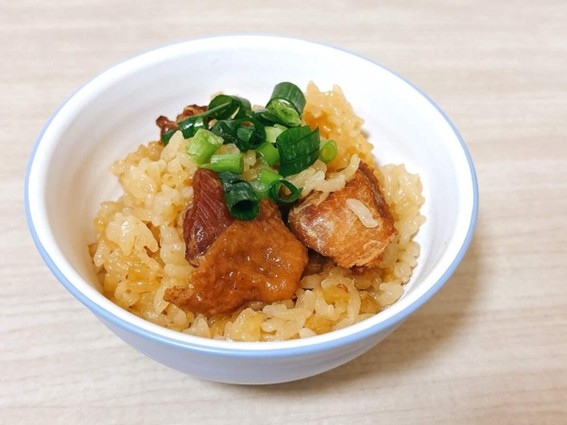 焼き鳥の缶詰の炊き込みご飯
