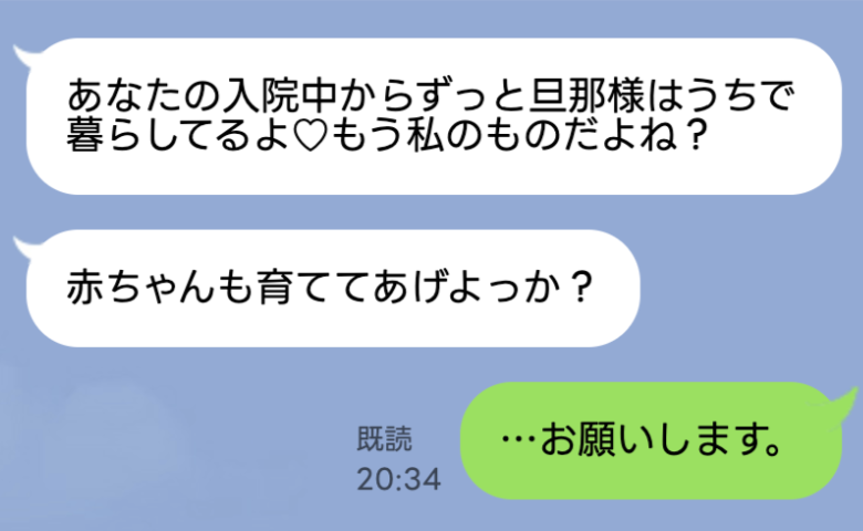 妊娠中から浮気相手の家に入り浸りの夫→浮気相手「赤ちゃんもちょうだい♡」私「どうぞ」その真意とは？