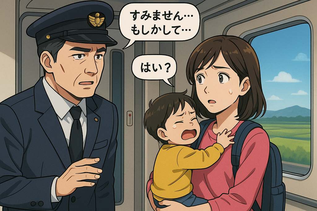 「ちょっとすみません…もしかして…」グズるわが子を連れてデッキにいた私。車掌さんが声をかけてきた驚きの理由