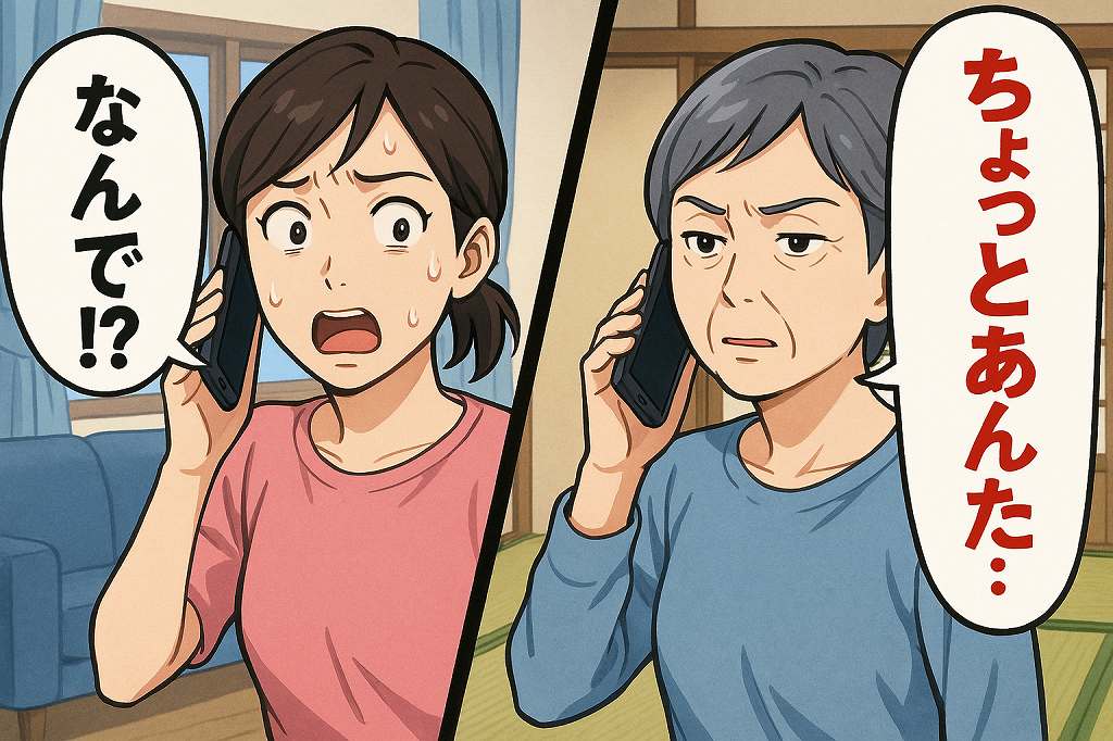 「ちょっとあんた…」実母からかかってきた1本の電話…え？なんでわかるの？私が母の勘に震えたワケとは