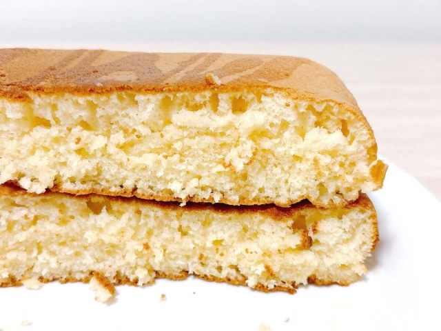 四角い極厚ホットケーキ