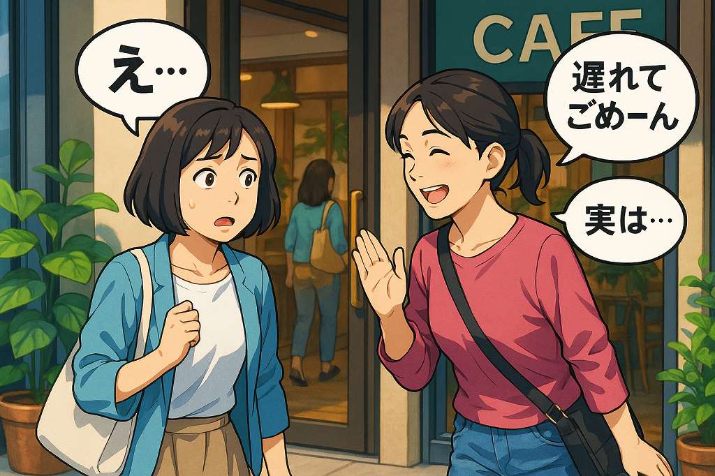 「遅れてごめーん。実は…」約束の時刻を15分過ぎて現れた節約志向のママ友→明かされた遅刻理由に耳を疑ったワケ