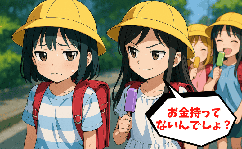 「お金持ってないから…」まだ1年生なのに！？小学生になった姪っ子が仲間はずれに…その理由に驚愕！
