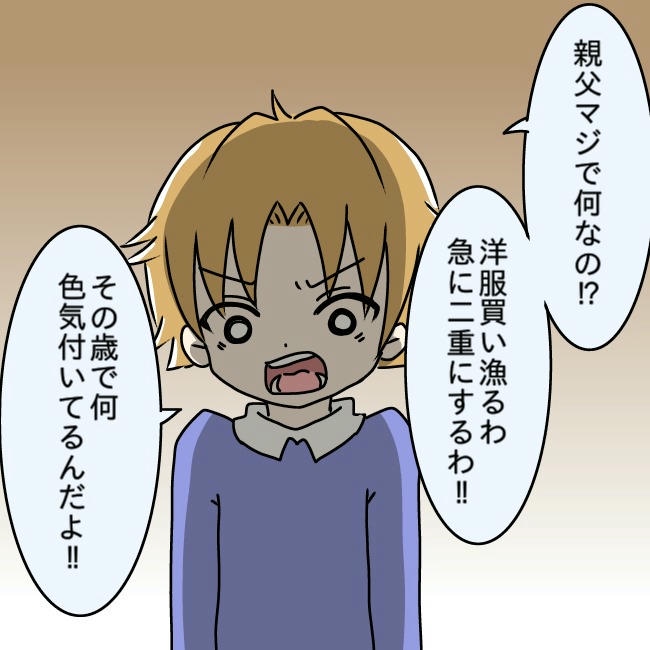 娘の友だちが自分に気があると思い込んだ父がヤバすぎる／土井真希