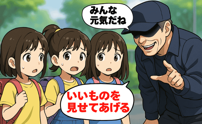 「いいもの見せてあげる」小1女児を物陰に連れて行った男性→不審者だよね！？娘から聞いた話にゾッとして…