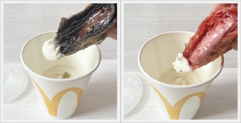 新作「三角チョコパイ いちごミルク味」＆定番人気の「三角チョコパイ 黒」